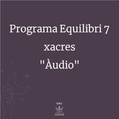 Programa Equilibri 7 xacres