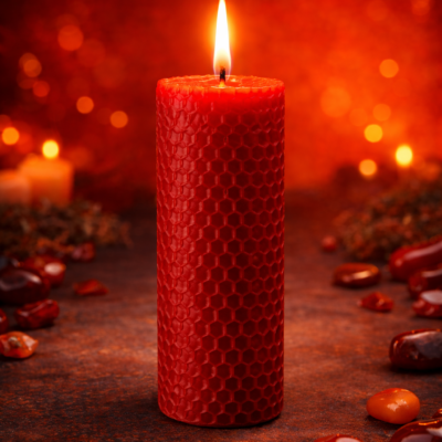 Espelma de mel vermella