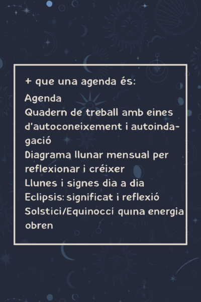 Organitza el teu any amb consciència, cicles lunars i saviesa interior.